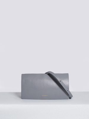 Bolso bandolera mujer gris frontal sissey isalda