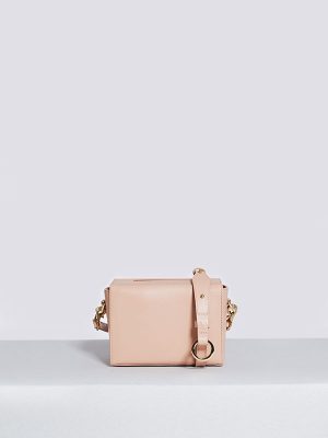 Bolso bandolera mujer pequeño nude frontal mini bau isalda