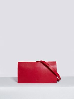 Bolso bandolera mujer rojo frontal sissey isalda