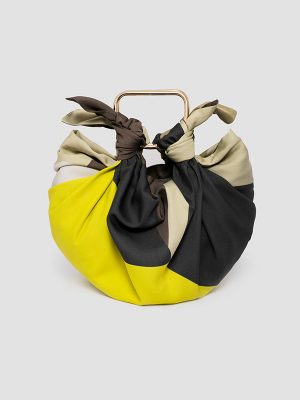 Bolso de tela estampado lima ava isalda