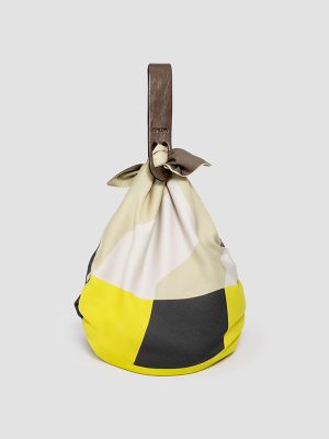 Bolso de tela estampado lima teo isalda